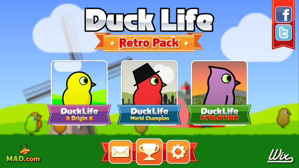 鸭子生活:复古套装 Duck Life: Retro Pack PC英文版下载_0
