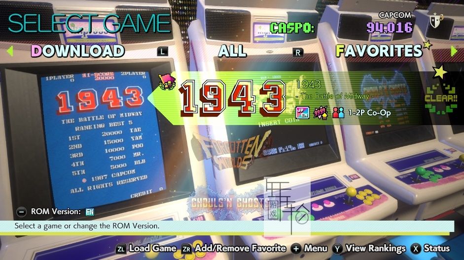 switch《卡普空街机馆 Capcom Arcade Stadium》中文版nsp/xci整合版下载【含1.0.7补丁+DLC+9.2魔改】_1