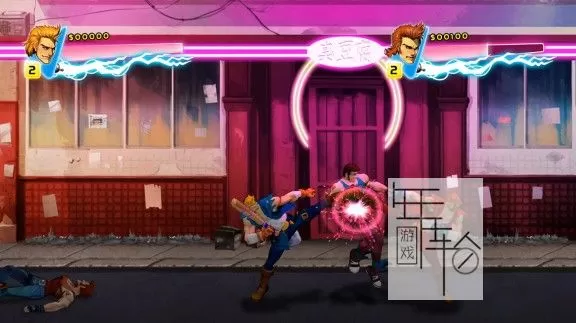 switch《双截龙彩虹 Double Dragon Neon》汉化整合nsp/xci下载【含1.01补丁+金手指】_2