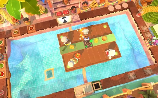 煮糊了/胡闹厨房2 Overcooked 2 PC免安装中文版下载（v72.678012）