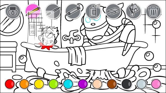 switch《Comic Coloring Book》英文版nsz+xci下载_3