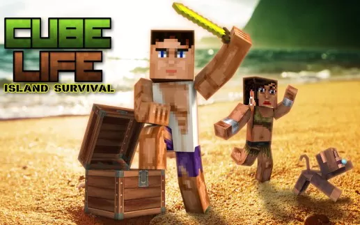 switch《方块世界:孤岛求生 Cube Life: Island Survival》英文版xci整合版下载【1.0.1补丁】