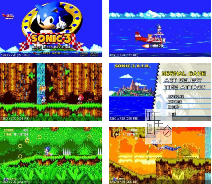 【玩家自制】switch《索尼克3移植版 Sonic 3：Angel Island Revisited》英文版nsp下载_1