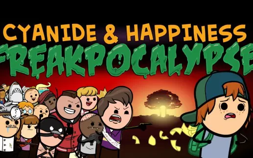 switch《氰化欢乐秀-末日通行证 Cyanide & Happiness Freakpocalypse》英文版nsp/xci整合版下载【含1.2补丁】