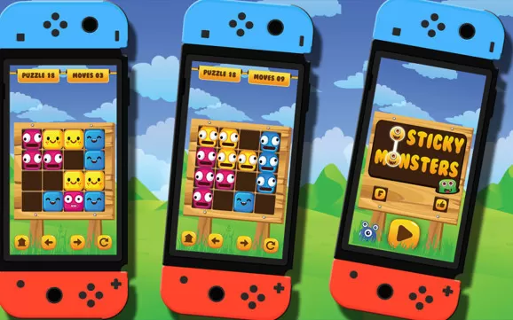 【原版+魔改9.2】switch《粘粘怪物 Sticky Monsters》英文版nsp/xci下载