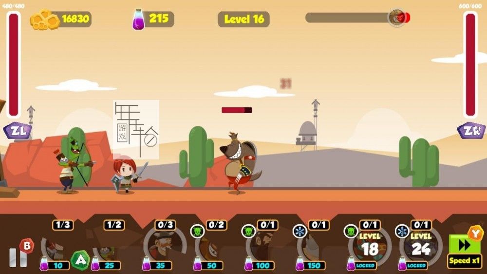 switch《城堡英雄 Castle Heroes》英文版nsp+xci整合版下载【含1.1补丁】_2