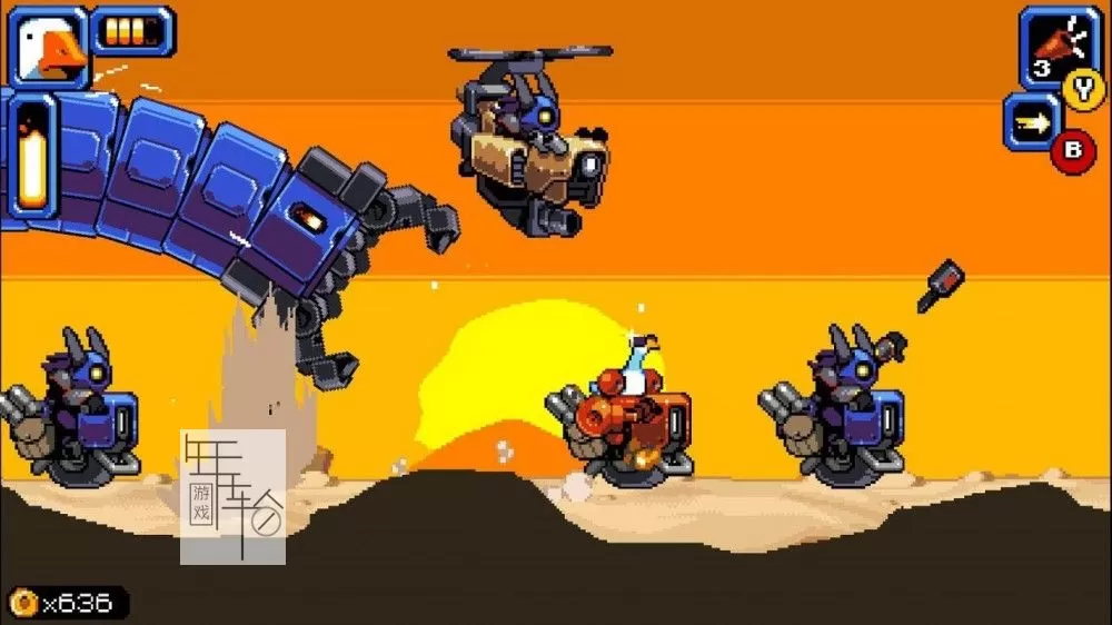 switch《暴走大鹅 Mighty Goose》中文版nsp/xci整合版下载【含1.0.3补丁】_3