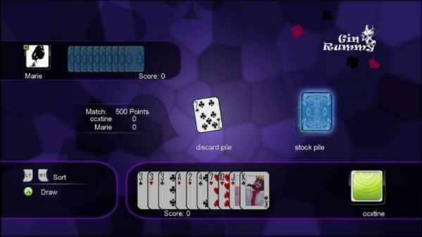 Xbox360《金罗美纸牌 Gin Rummy》英文版XBLA下载_0