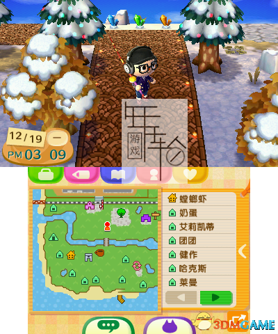 3DS《一起来吧！动物之森》中文版3ds/cia下载【包含道具图鉴动物名字口头禅】_0