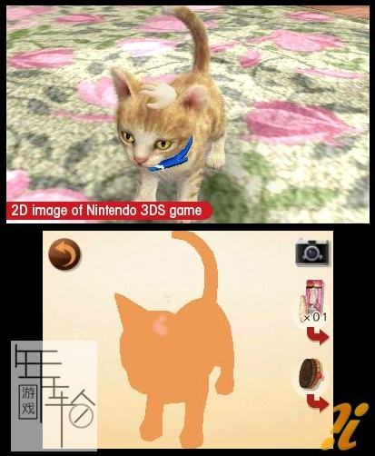 3DS《任天猫狗 法国斗牛犬与新伙伴》中文版3ds/cia下载_0