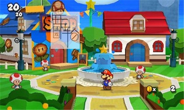 3DS《纸片马里奥 超级贴纸 港版》中文版cia下载_0