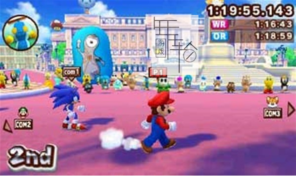 3DS《马里奥与索尼克在伦敦奥运会 Mario & Sonic at London Olympics》韩版3ds下载_0