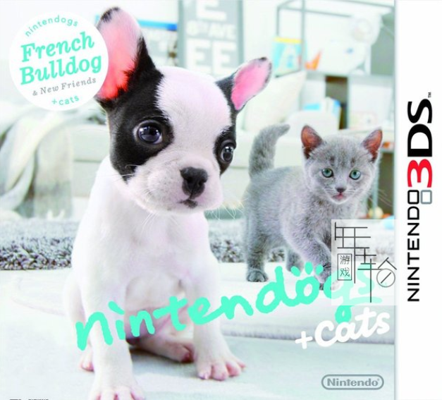 3DS《任天猫狗 法国斗牛犬与新伙伴 Nintendogs + Cats – French Bulldog & New Friends》港台版3ds下载_0