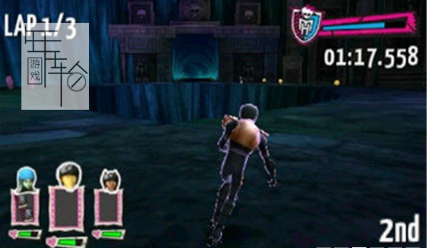 3DS《精灵高中 溜冰滚动迷宫 Monster High – Skultimate Roller Maze》欧版3ds下载_1
