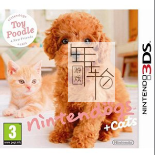 3DS《任天猫狗 玩具贵宾犬与新伙伴 Nintendogs + Cats – Toy Poodle & New Friends》港台版3ds下载_0