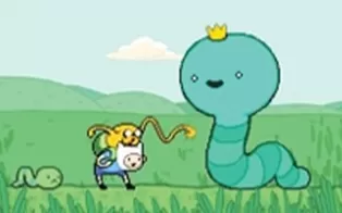 3DS《探险活宝 嘿！冰霸王你干嘛偷我们的垃圾 Adventure Time – Hey Ice King! Why'd You Steal Our Garbage!》美版3ds下载