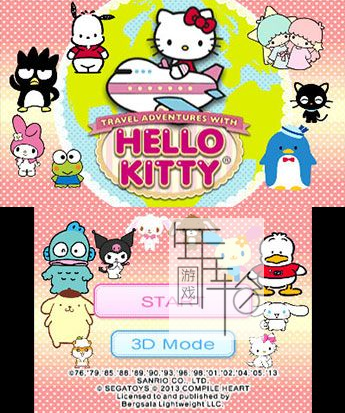 3DS《凯蒂猫的世界旅行 Travel Adventures with Hello Kitty》美版3ds下载_1