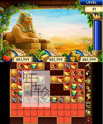 3DS《珠宝大师 埃及的摇篮 2 3D Jewel Master – Cradle of Egypt 2 3D》美版3ds下载_1