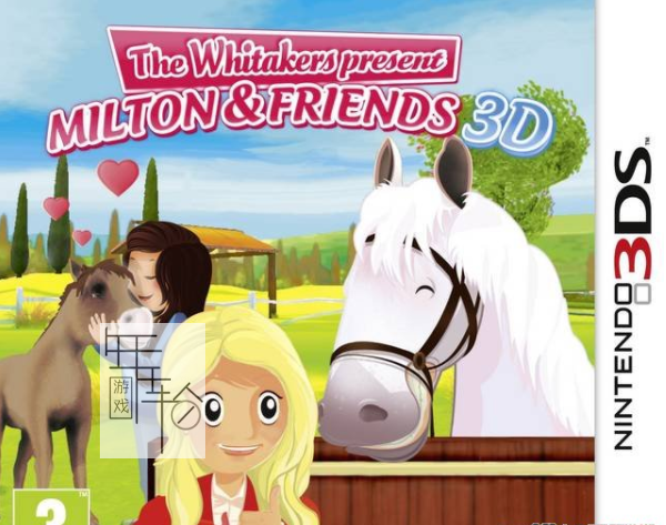 3DS《小马厩 惠特克斯的米尔顿和朋友们 3D Whitakers Present Milton and Friends 3D, The》欧版3ds下载_0