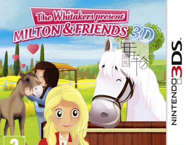 3DS《小马厩 惠特克斯的米尔顿和朋友们 Riding Stables 3D》欧版3ds下载_0