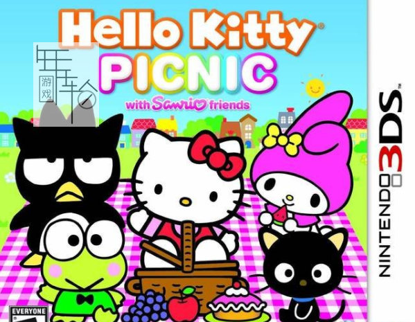 3DS《凯蒂猫野餐with三丽欧的朋友 Hello Kitty Picnic with Sanrio Characters》欧版3ds下载_0