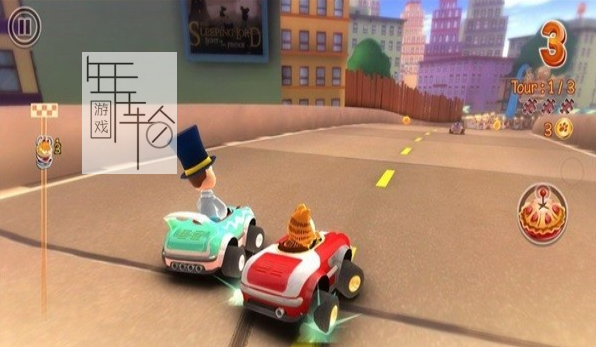 3DS《加菲猫卡丁车 Garfield Kart》欧版3ds下载_1