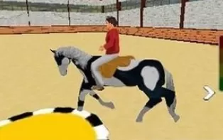 3DS《二合一 卷二 鞍手和为团队跳跃3D 2 in 1 Horses 3D Vol.2 – Rivals in the Saddle and Jumping for the Team 3D》欧版3d