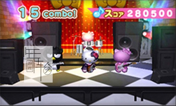 3DS《凯蒂猫与三丽鸥明星-世界摇滚之旅 Hello Kitty to Sanrio Characters – World Rock Tour》日版3ds下载_0
