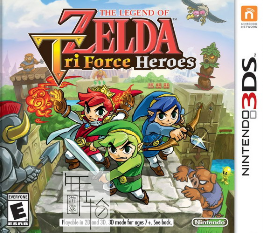 3DS《塞尔达传说 三角力量英雄 Legend of Zelda – TriForce Heroes, The》美版3ds下载_0