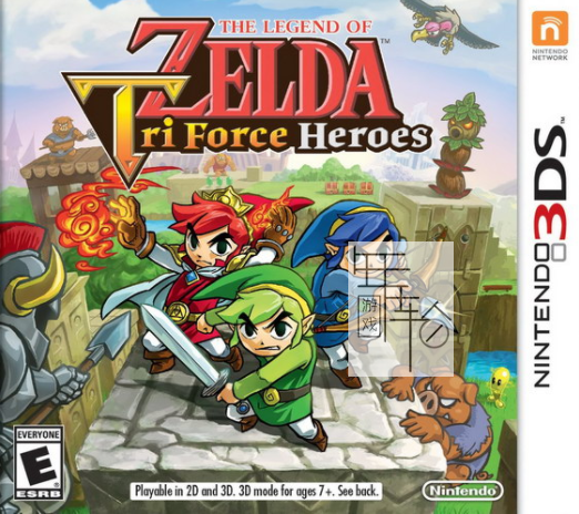 3DS《塞尔达传说 三角力量英雄 Zelda no Densetsu – Triforce 3-Juushi》日版3ds下载_0