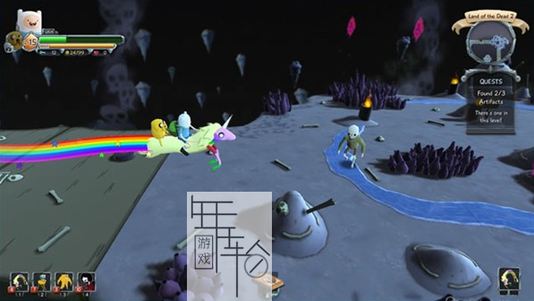3DS《探险活宝 阿宝与老皮的史诗冒险 Adventure Time – Finn & Jake Investigations》欧版3ds下载_0