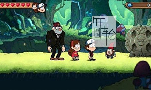 3DS《怪诞小镇 侏儒吉姆雷特传说 Gravity Falls – Legend of the Gnome Gemulets》美版3ds下载_0