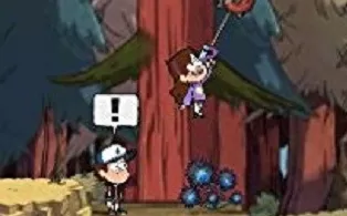 3DS《怪诞小镇 侏儒吉姆雷特传说 Gravity Falls – Legend of the Gnome Gemulets》欧版3ds下载