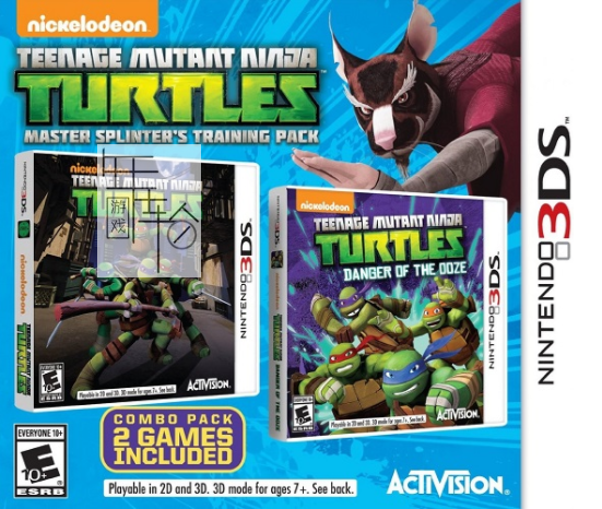 3DS《忍者神龟-大师包 Teenage Mutant Ninja Turtles – Master Splinter's Training Pack》欧版3ds下载_0