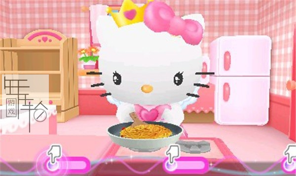 3DS《凯蒂猫与魔法围裙节奏料理 Hello Kitty and the Apron of Magic – Rhythm Cooking》欧版3ds下载_1