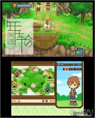 3DS《牧场物语3D-双子村历险 Harvest Moon 3D – The Tale of Two Towns》美版1.02版3DS下载_1