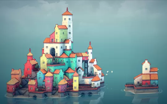 PC《城镇叠叠乐 Townscaper》免安装中文版下载