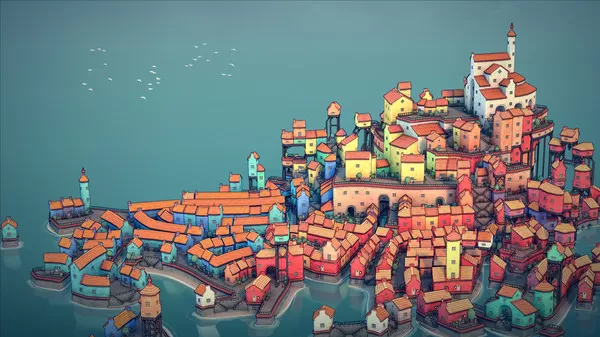 PC《城镇叠叠乐 Townscaper》免安装中文版下载_1