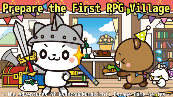 switch《Prepare the First RPG Village～The Adventures of Nyanzou&Kumakichi: Escape Game Series～》英文版nsp_0