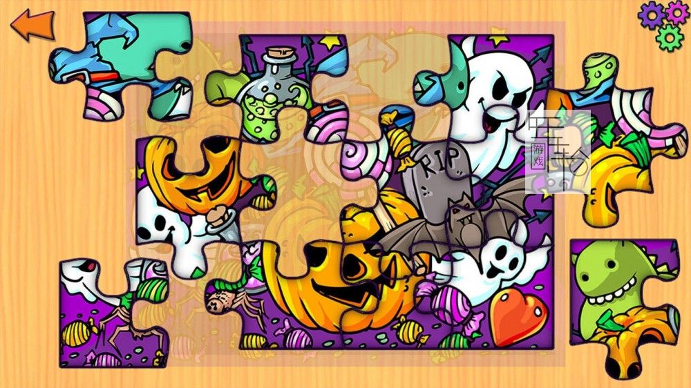 switch《万圣节拼图 Halloween Jigsaw Puzzles - Puzzle Game for Kids & Toddlers》中文版nsp下载_4