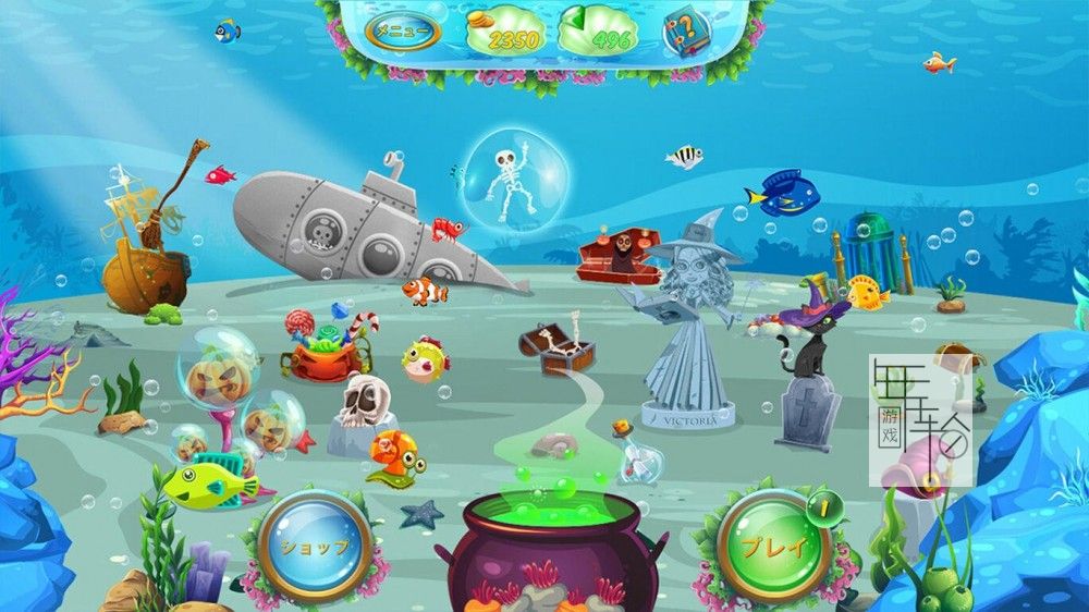 switch《美人鱼万圣节  FishWitch Halloween》英文版nsp/xci下载_3