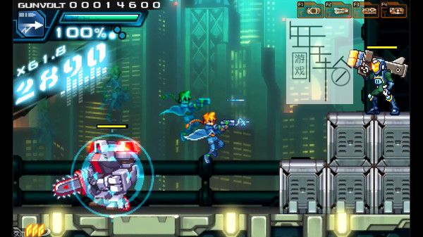 【5.05降级】PS4《苍穹雷霆 Gunvolt 强袭包》中文版pkg下载（v1.01）_0