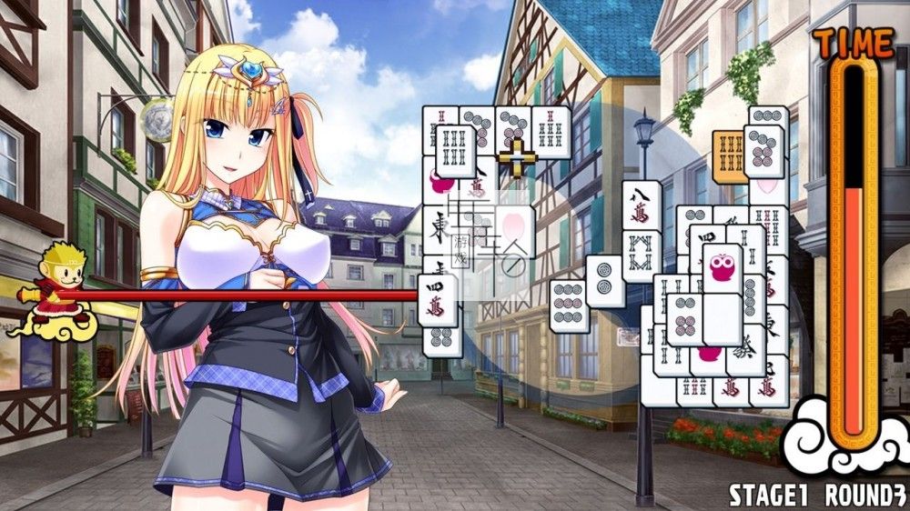 switch《美女麻将牌:蓝 Pretty Girls Mahjong Solitaire - Blue》中文版nsp/xci下载_0