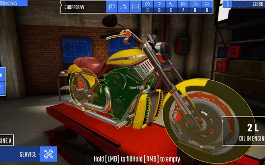 switch《摩托工坊：机修模拟器 Biker Garage Mechanic Simulator》中文版nsp下载【含1.1.1补丁】