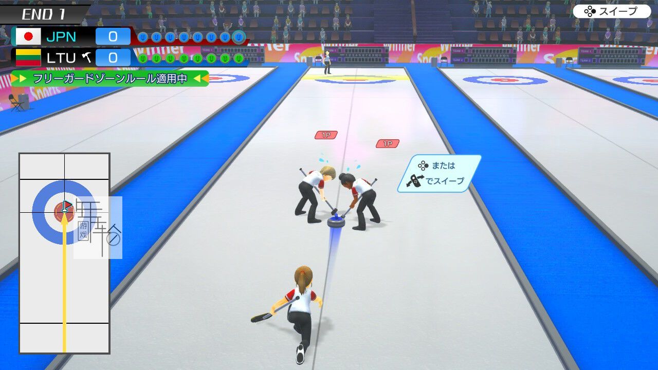 switch《一起玩冰壶 Lets Play Curling》日文版nsp/xci下载_1