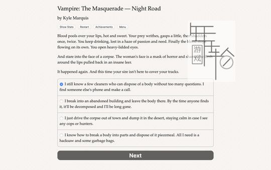 PC《吸血鬼：夜间之路 Vampire: The Masquerade — Night Road》英文版下载_0