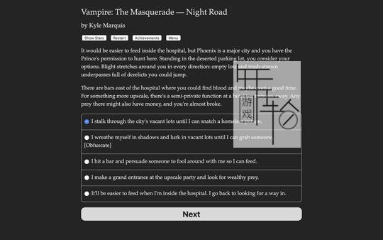 PC《吸血鬼：夜间之路 Vampire: The Masquerade — Night Road》英文版下载_2
