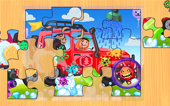 switch《Cars Puzzles Game – Funny Car & Trucks Preschool Jigsaw Education Learning Puzzle Games for B