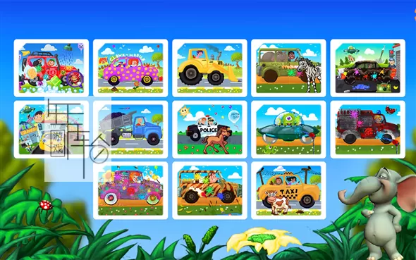switch《Cars Puzzles Game – Funny Car & Trucks Preschool Jigsaw Education Learning Puzzle Games for B_0