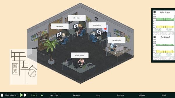 PC《现代游戏大亨 Modern Game Tycoon》英文版下载_2